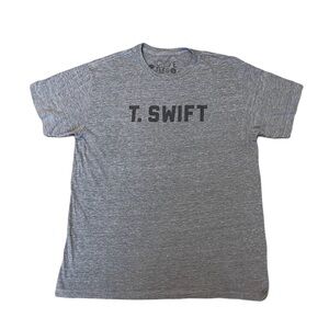 Chive T. Swift gray t-shirt/ swiftie/ concert/ size large women light weight.